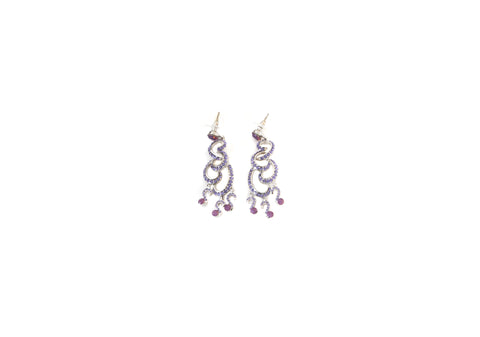 Accessories - Stylish Purple Earrings