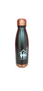 Carefirst Stainless Steel Water Bottle 500ml (Black/Copper)