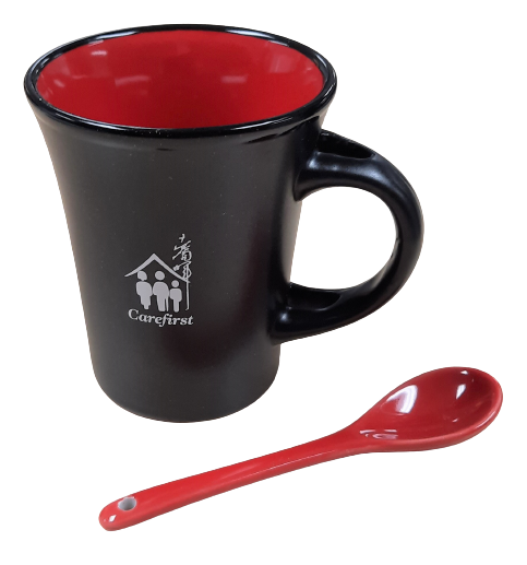 Carefirst Cup (Black/Red)
