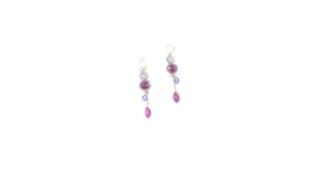 Accessories - Purple Dangle Earrings