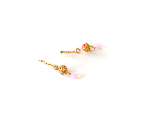 Accessories - Pink Dangle Earrings